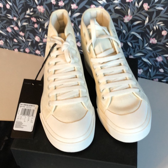 Adidas by Raf Simons Spirit canvas high top sneakers - Picture 2 of 16